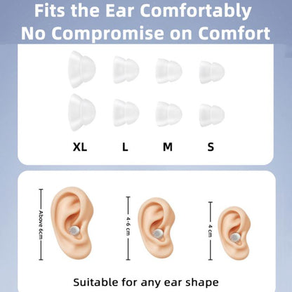 Wireless Invisible Hearing Aid With Digital Display Charging Case & Touch Control, Red Blue+White Case, Red Blue+Black Case, Skin Color+Black Case, Skin Color +White Case, Black+Black, White+White, White+Black Case