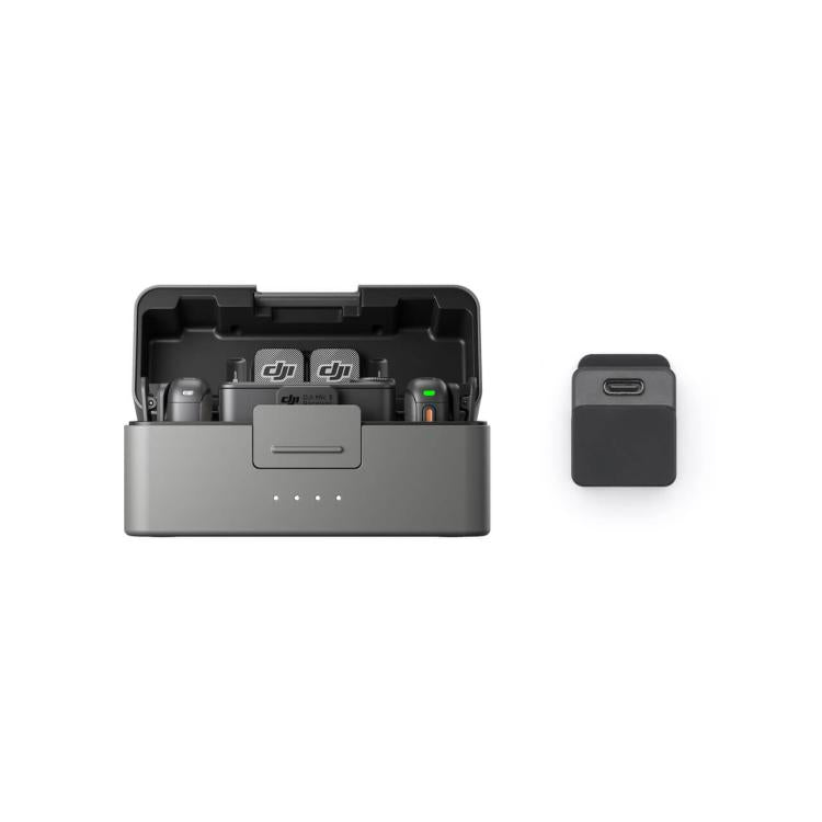 Original DJI Mic 3 (2 TX + 1 RX + Charging Case) + Camera Adapter