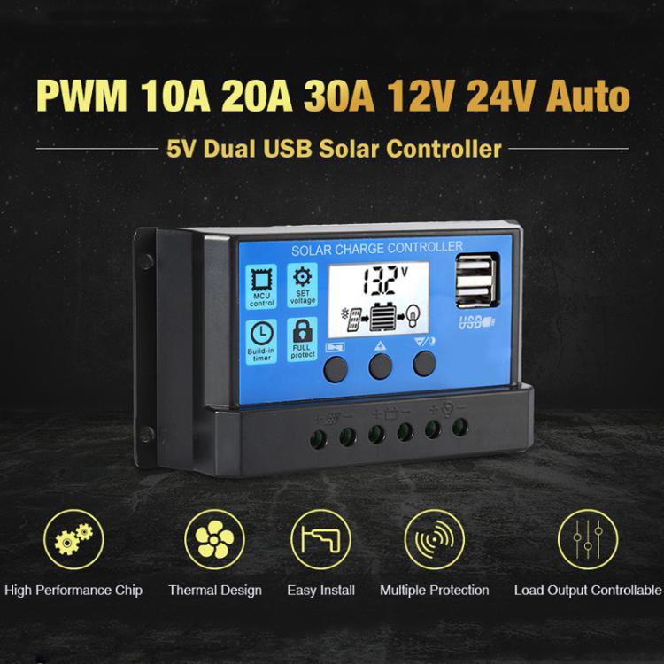Gurxun 200W Modified Wave Inverter With 18W Solar Panel + 30A Controller Dual Socket + 2 USB + 2 Type-C Ports, Universal Socket 12V To 220V, Universal Socket 12V To 110V, EU Plug 12V To 220V, US Plug 12V To 110V, Brazil Plug 12V To 220V����������������...