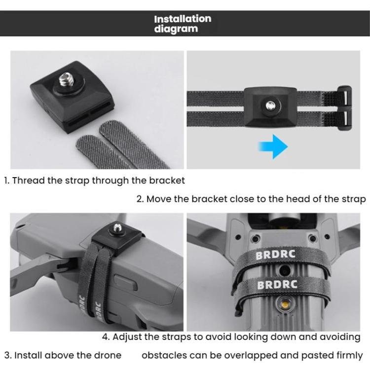 For DJI AIR3/MINI 4PRO BRDRC UAV Upload Bracket, Holder, Holder+Adapter