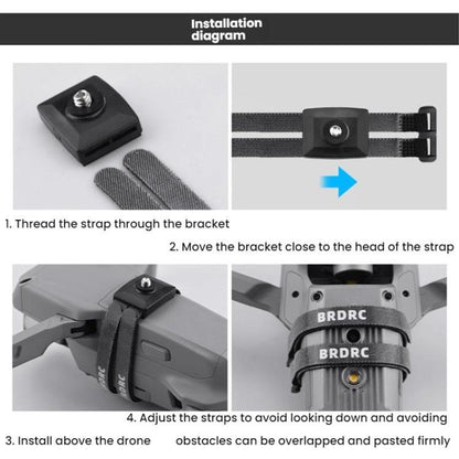 For DJI AIR3/MINI 4PRO BRDRC UAV Upload Bracket, Holder, Holder+Adapter