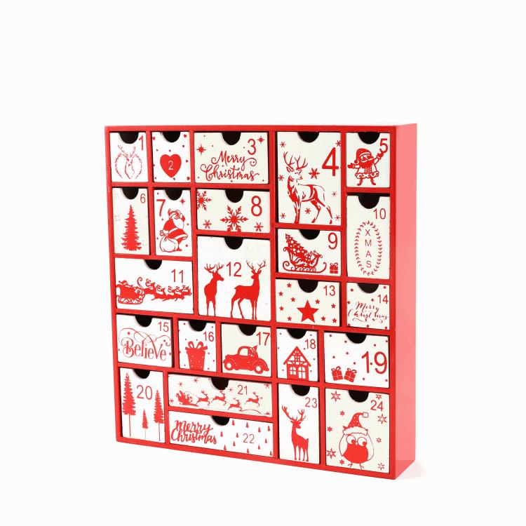 Christmas Gift Countdown Calendar DIY Candy Gift Box