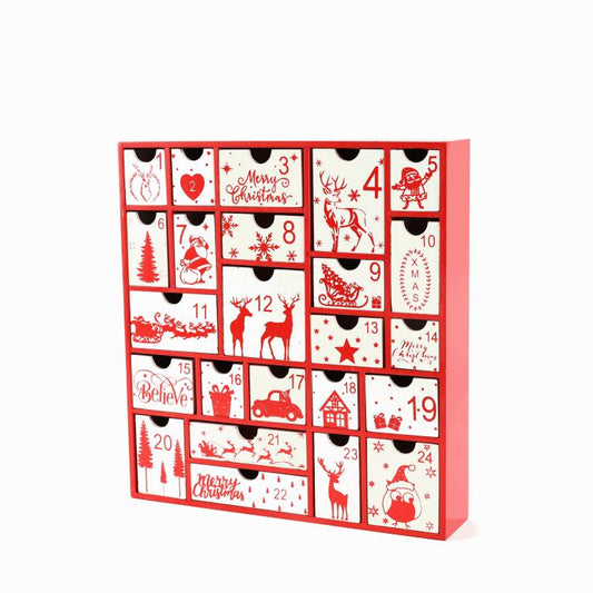 Christmas Gift Countdown Calendar DIY Candy Gift Box