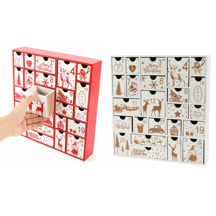 Christmas Gift Countdown Calendar DIY Candy Gift Box