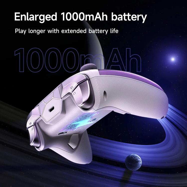 Manette de jeu sans fil EasySMX D10 avec gâchettes bimodes et joysticks à effet Hall TMR, station de chargement pour PC/Switch/Téléphone/Steam
