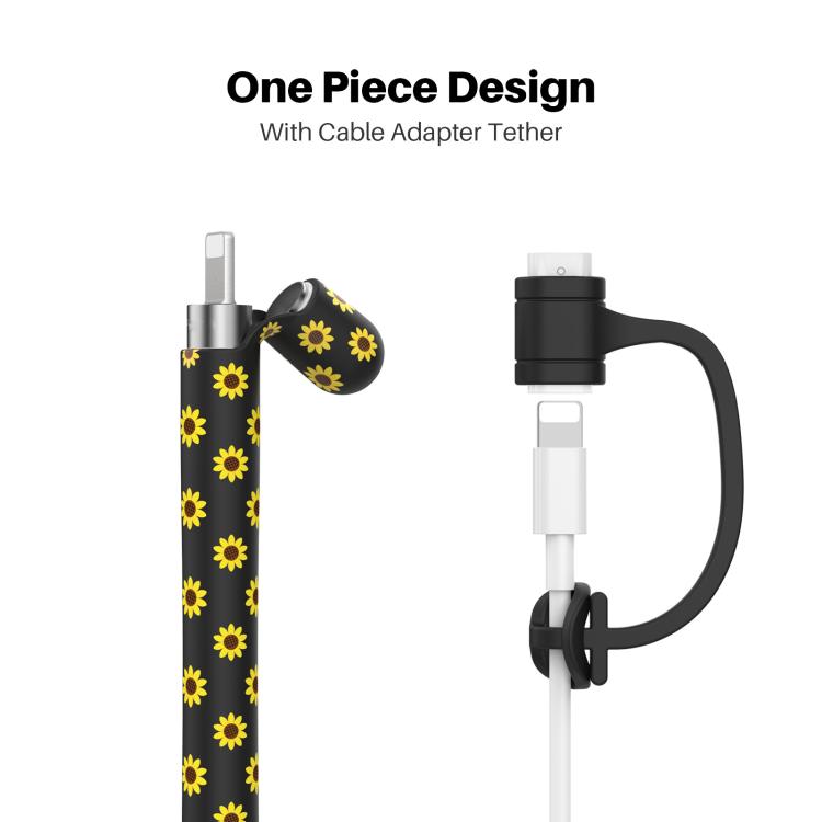 For Apple Pencil 1 AhaStyle PT93-SF Lightweight Skin-Friendly Silicone Protective Case