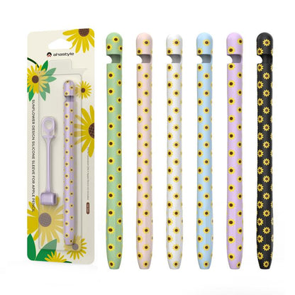 For Apple Pencil 1 AhaStyle PT93-SF Lightweight Skin-Friendly Silicone Protective Case