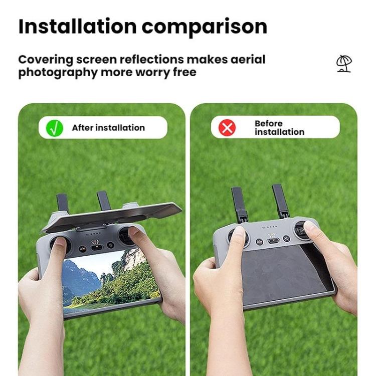 For DJI MINI 4 PRO/AIR 3S BRDRC RC2 Remote Control Hood