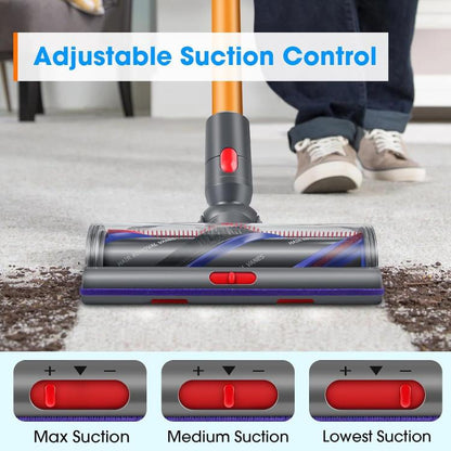 Brosse à couple élevé 100W pour aspirateur Dyson V7/V8/V10/V11/V15, puissance d'aspiration réglable, brosse à couple élevé 100W
