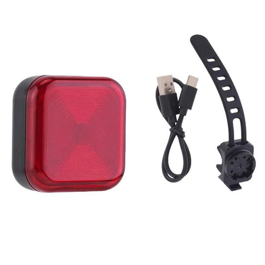 Bicycle Charging Taillights Smart Brake Sensing Taillights Night Riding Waterproof Warning Lights, Seat Cushion, Seat Post