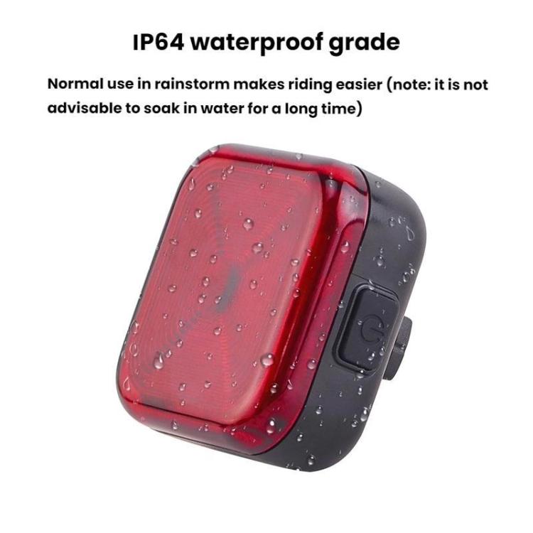 Bicycle Charging Taillights Smart Brake Sensing Taillights Night Riding Waterproof Warning Lights, Seat Cushion, Seat Post