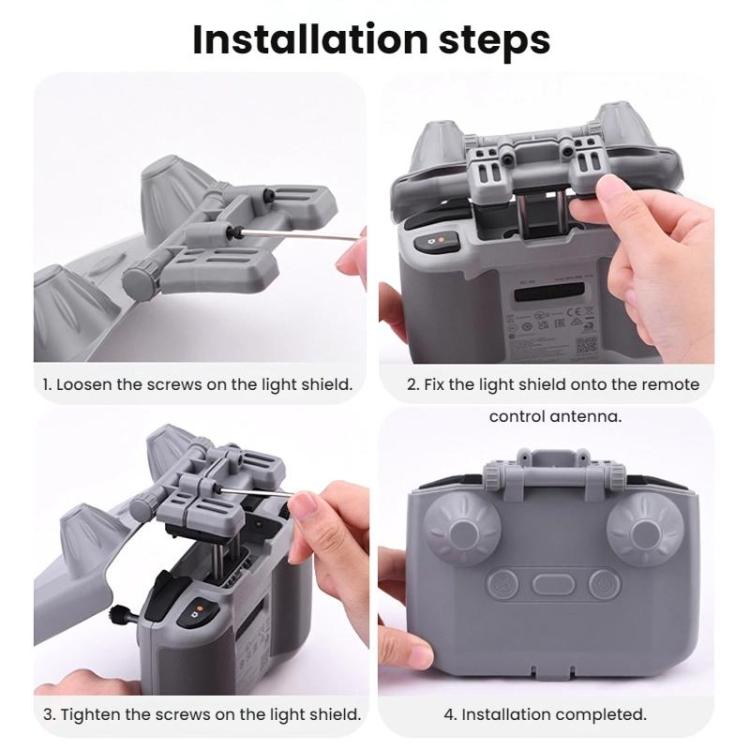 For DJI AIR 3S/MINI 4 PRO/NEO BRDRC Remote Control Hood