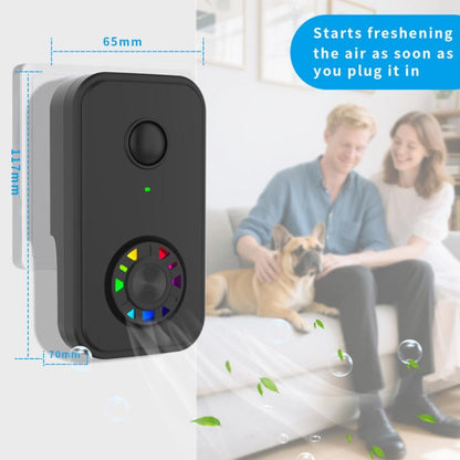 Negative Ion Air Purifier With Built-In Fan And 2 HEPA Filters For Indoor Bathroom Odor Removal, US Plug White, EU Plug White, US Plug Black, EU Plug Black