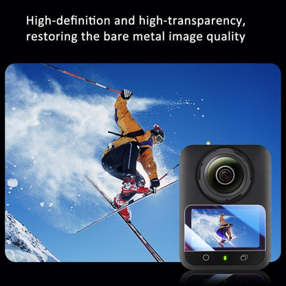 For DJI Osmo 360 Action Camera 2pcs /Pack Tempered Glass Screen Protector HD Anti-Scratch Lens Film, Screen Protector