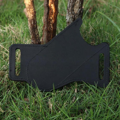 5 Inch Folding Knife Cowhide Storage Pouch Knife Sheath Waist Mounted Tool Pouch