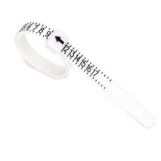 10pcs Portable Ring Measuring Belt Finger Circumference Soft Ruler, White US Standard Black Letters, White US Standard Gold Letters, White US Standard Black Letters Width, Black US Standard Gold Letters, Black US Standard White Letters