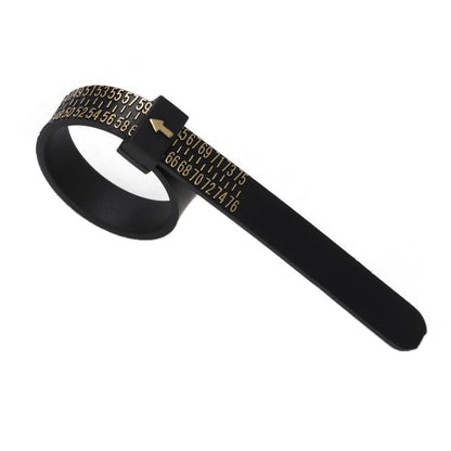 10pcs Portable Ring Measuring Belt Finger Circumference Soft Ruler