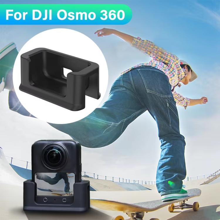 For DJI Osmo 360 Action Camera CYNOVA Silicone Mount Base Desktop & Car Holder, Desktop Base