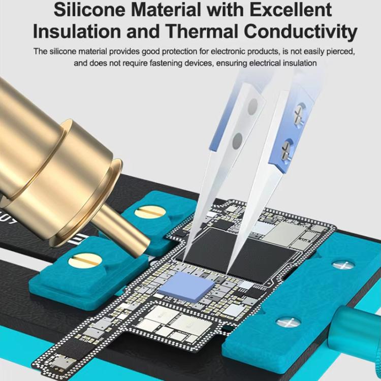 100pcs /Box Soft Compressible Insulating Thermal Silicone Sheet For Various Electronic Devices Components, RL-098