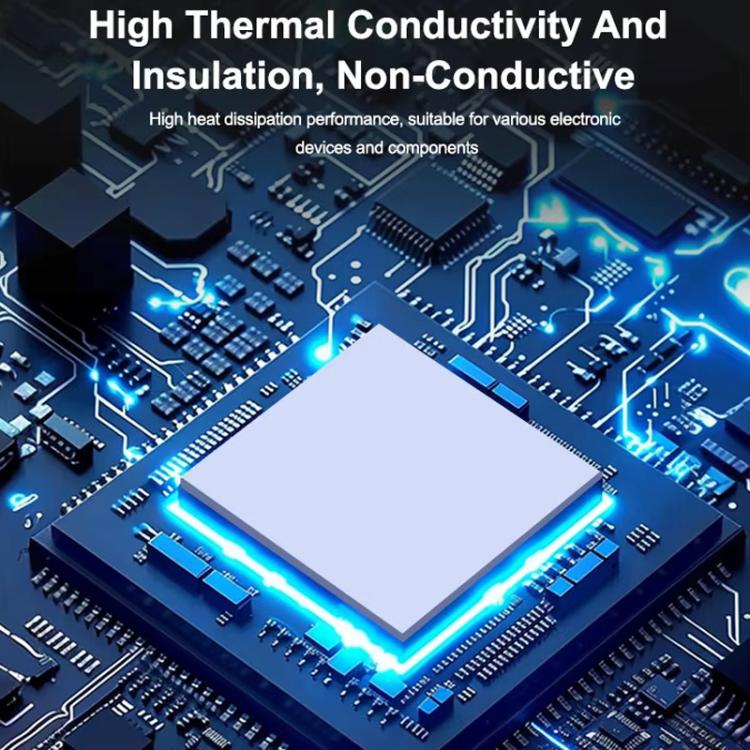 100pcs /Box Soft Compressible Insulating Thermal Silicone Sheet For Various Electronic Devices Components, RL-098