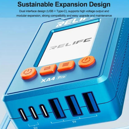 For Apple 8-16 Series One-click Power Cord Dual-port Design Supports Firmware Upgrade / Update, XA4 Pro