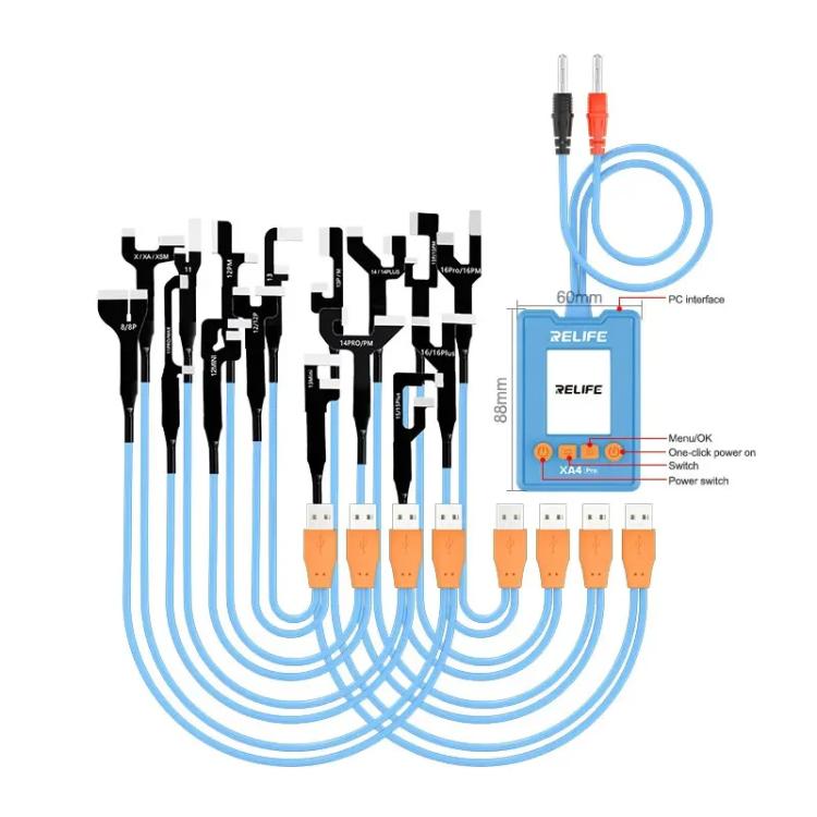 For Apple 8-16 Series One-click Power Cord Dual-port Design Supports Firmware Upgrade / Update, XA4 Pro