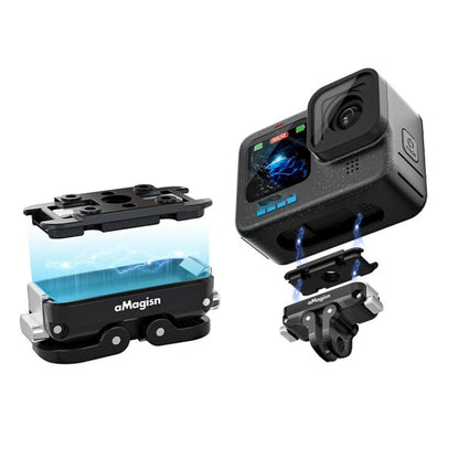 aMagisn Magnetic Quick Release Adapter for GoPro HERO13/12/11/10/9/8/11 Mini/MAX