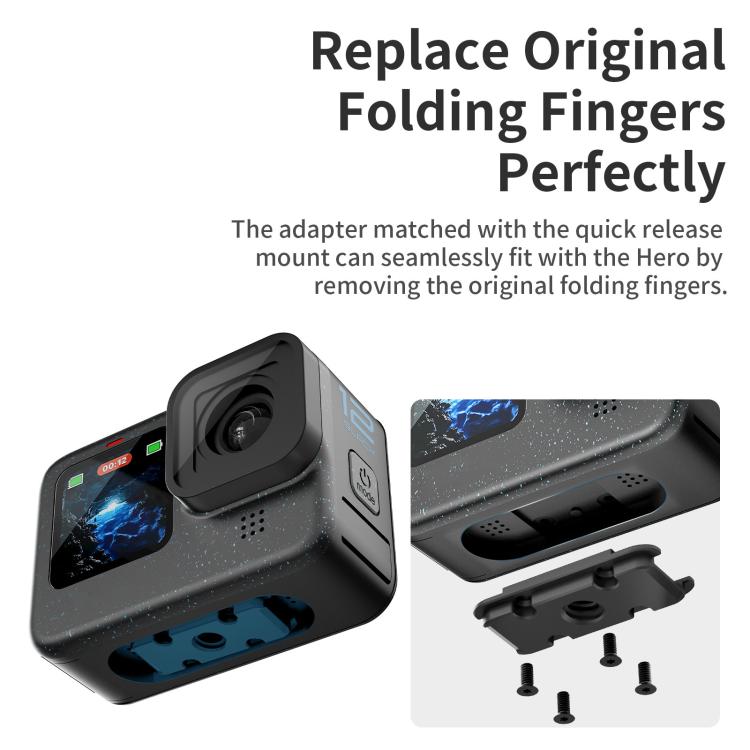 aMagisn Magnetic Quick Release Adapter for GoPro HERO13/12/11/10/9/8/11 Mini/MAX