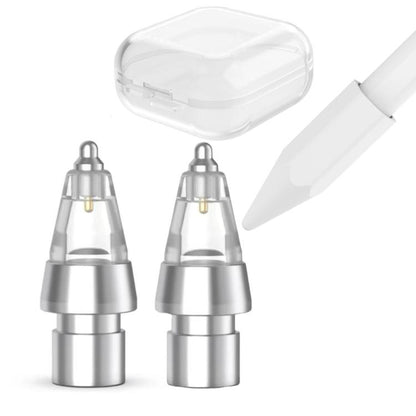 AhaStyle WG155 Replaceable Durable Metal Pen Tip, For Apple Pencil Pro / USB-C / 2 / 1, 2pcs