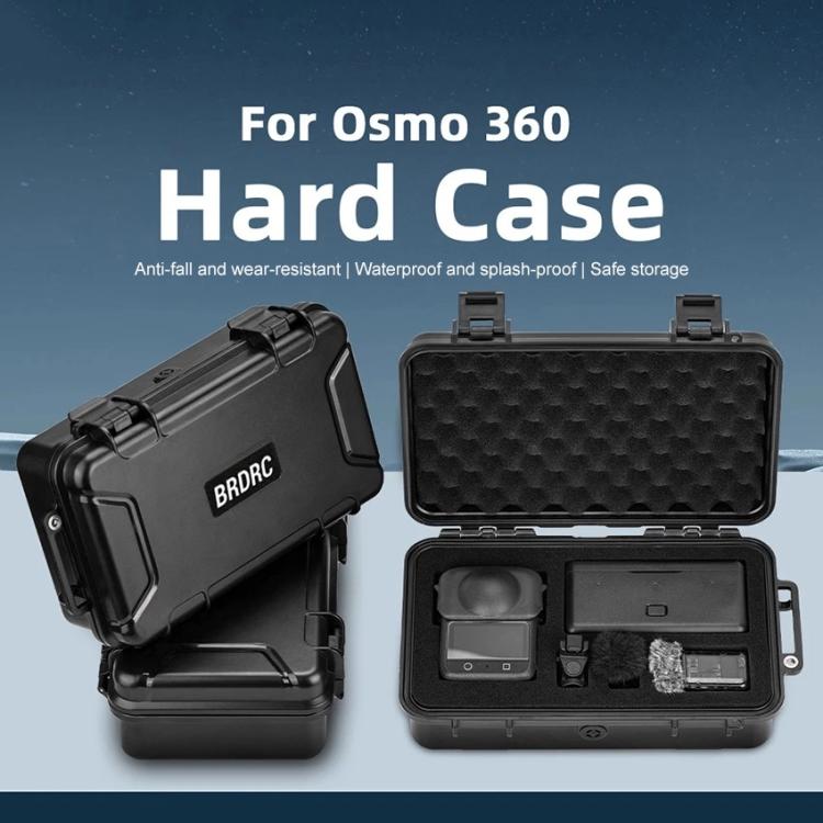 For DJI OSMO 360 BRDRC Panoramic Cameras Waterproof Portable Suitcase, For DJI OSMO 360