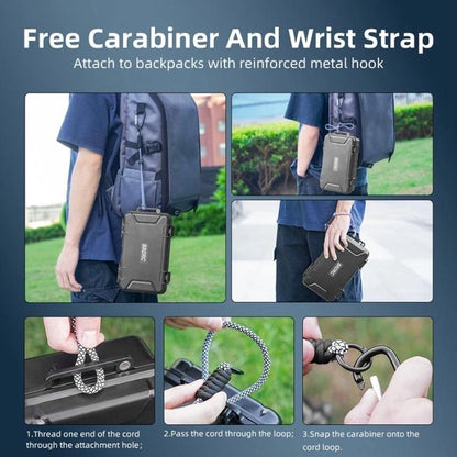 For DJI OSMO 360 BRDRC Panoramic Cameras Waterproof Portable Suitcase, For DJI OSMO 360