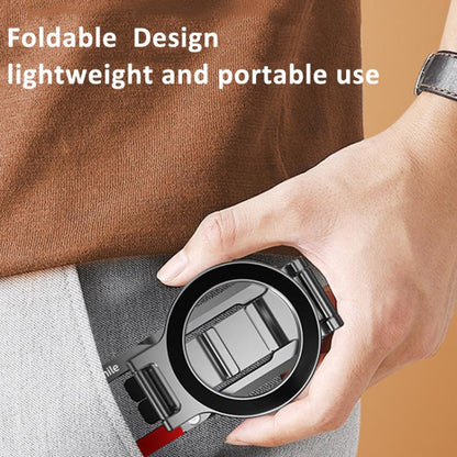 Flymile Magnetic Carabiner Design Phone Tripod Foldable Desktop Phone Mount With 1/4-Inch Screw