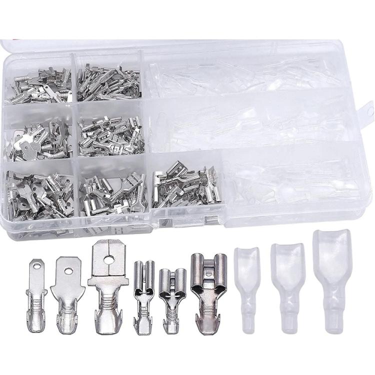 360pcs /Set Cold Press Terminal Block Spring Insert and Cover Set, 360pcs /Set Copper, 360pcs /Set Iron