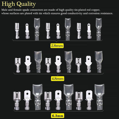 360pcs /Set Cold Press Terminal Block Spring Insert and Cover Set, 360pcs /Set Copper, 360pcs /Set Iron