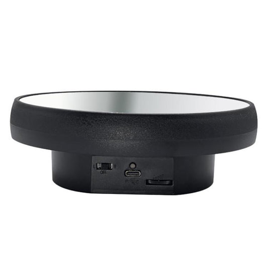 Multi-purpose Mirror Electric Rotating Disc Battery / USB Powered Photography Live Display Stand, 16cm White, 16cm Black, 16cm Gold, 25cm White, 25cm Black, 25cm Gold