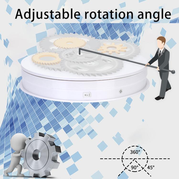 Remote Controll Light Rotating Tray Still Life Display Adjustable Speed Brightness Jewelry Stand, 20cm White Base White Light Direct Plug, 20cm Black Base White Light Direct Plug, 20cm White Base Colorful Light Direct Plug������������������������������...