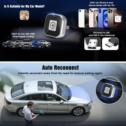 Wired To wireless CarPlay Adapter For Car Connectivity