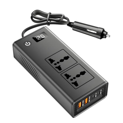 DC12V 200W Fast Charging QC3.0 PD Car Cigarette Lighter Portable Inverter, 110V US Plug, 220V Universal