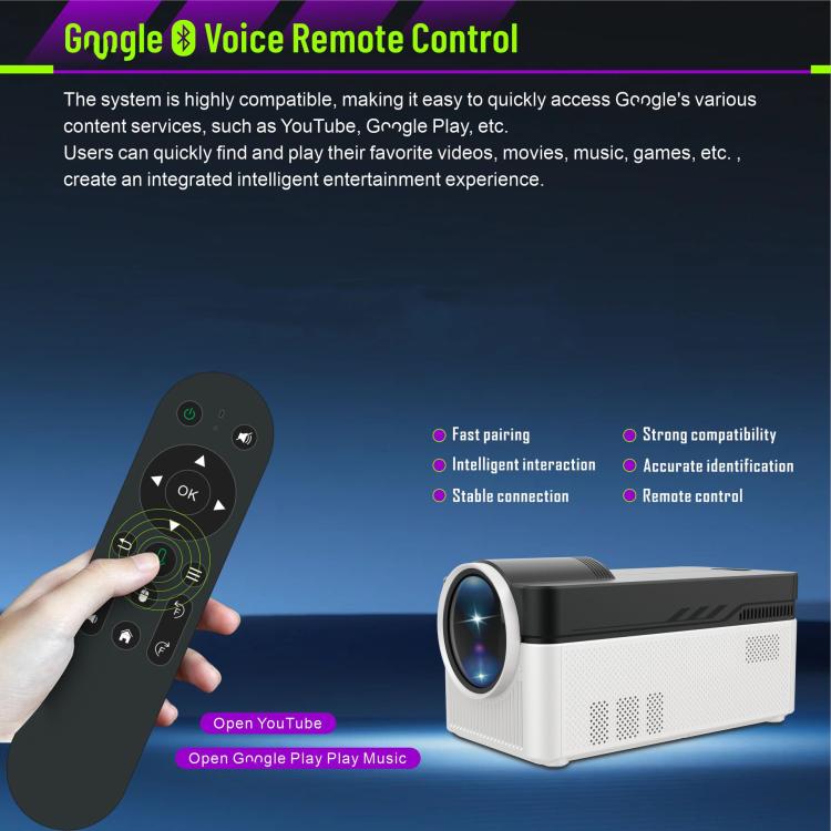 8K Home Theater Portable Android Projector With Smart Decoder