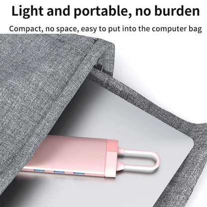 Metal Type-C Docking Station USB HUB Computer Multi Functional Expansion Dock