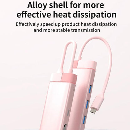 Metal Type-C Docking Station USB HUB Computer Multi Functional Expansion Dock