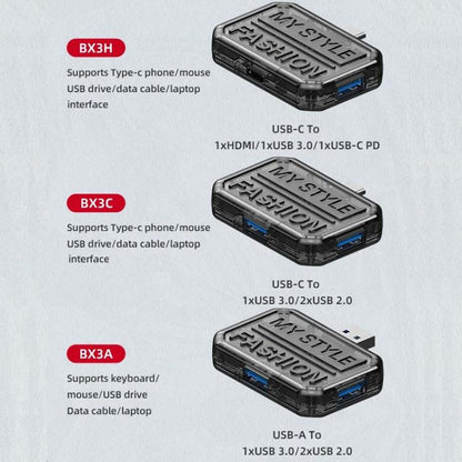3 In 1 USB HUB Multi Port Hub Computer Converter