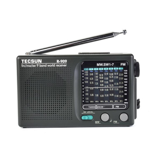 TECSUN R-909 AM FM SW 9-Band Pocket Mini Portable Radio