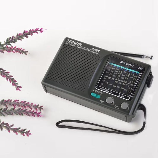 TECSUN R-909 AM FM SW 9-Band Pocket Mini Portable Radio
