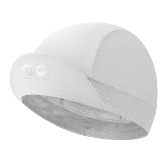 Casquette de cyclisme unisexe GOLOVEJOY XMZ293 - Compatible avec un casque - Séchage rapide - Idéale pour le vélo, la course à pied et la randonnée. Disponible en blanc, sable et bleu.