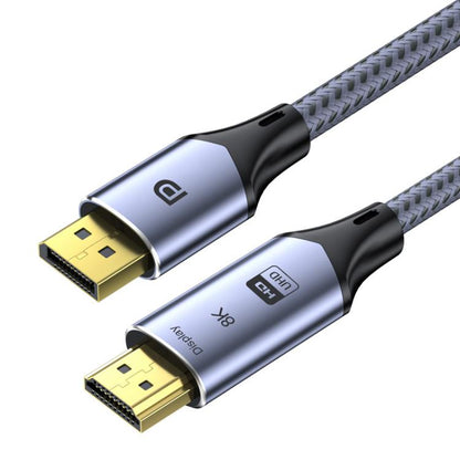 DP To HDMI 8K 60HZ HD Conversion Cable TV Computer Connection Conversion Monitor Projection Cable
