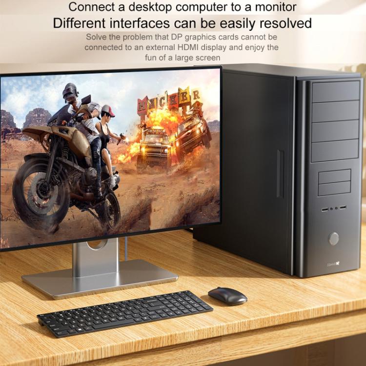 DP To HDMI 8K 60HZ HD Conversion Cable TV Computer Connection Conversion Monitor Projection Cable