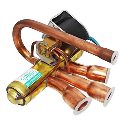 Vanne d'inversion solénoïde 4 voies universelle pour systèmes AC/pompe à chaleur, 1CV, 1,5CV-2CV, 3CV, 5CV