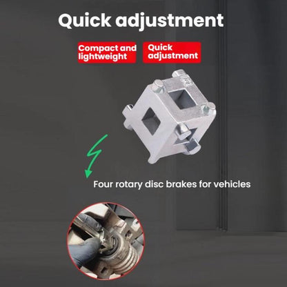 Outil de remplacement de plaquettes de frein pour le réglage des pistons d'étrier de frein automobile