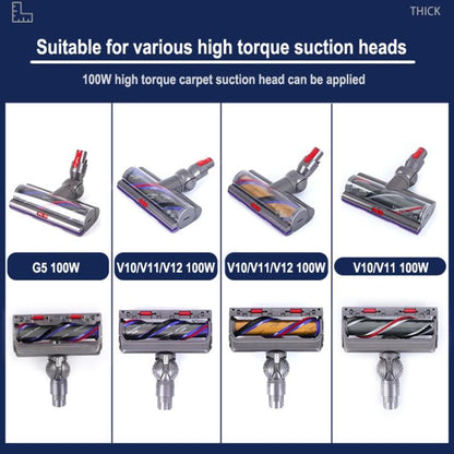 For Dyson V15/V11/V10/G5 100W High Torque Cleaner Head V-Ball Connector Replacement Parts, Connector, Connector+V-Ball Wheel Side